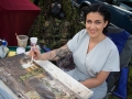 Nutfield British Legion Summer Fete at Priory FarmPicture shows:Artist Elizabeth Hedley from West London