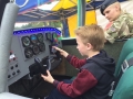 Nutfield British Legion Summer Fete at Priory Farm Picture shows: Youngster on army stand