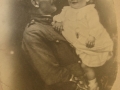 Alfred Tyler with his son