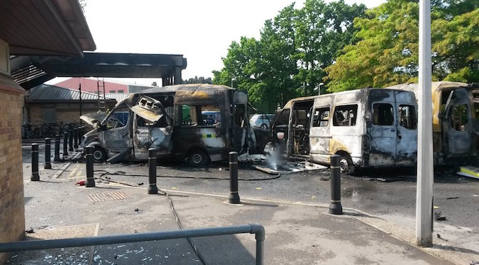 Ambulances Destroyed By Fire At East Surrey Hospital
