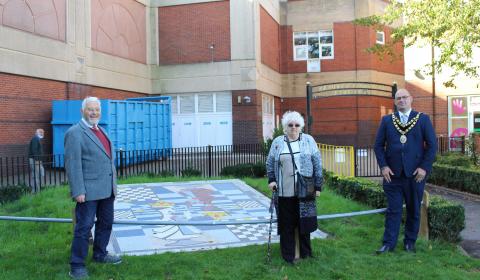 Crawley’s Alice In Wonderland Mosaic Gets A New Home