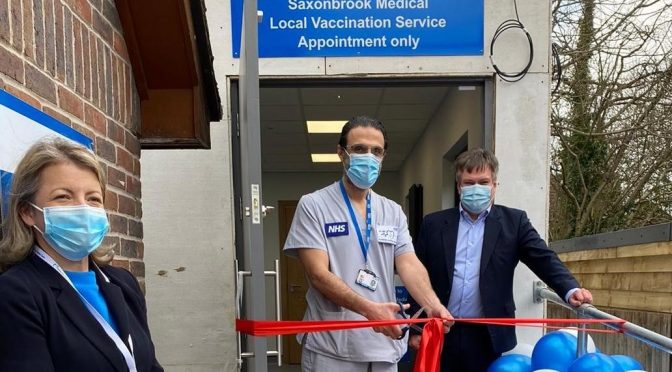 New Vaccination Unit Launches at Crawley GP Practice