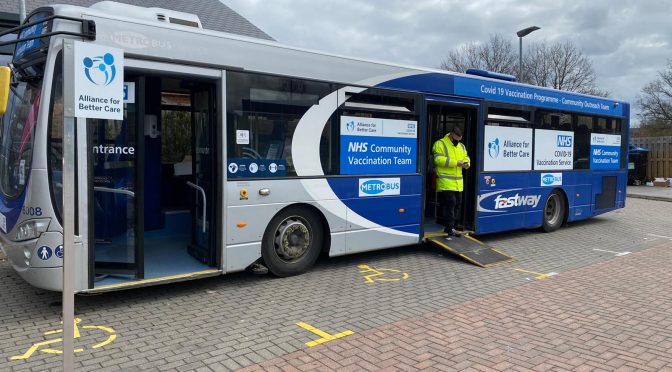 Mobile Covid-19 Vaccination Bus Comes To Surrey