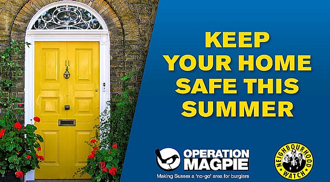 Residents urged to keep their homes secure this summer