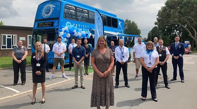 ‘WingBee’ Wellbeing Bus Unveiled at Queen Victoria Hospital