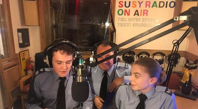 XIX Squadron Crawley Air Cadets on fundraising mission